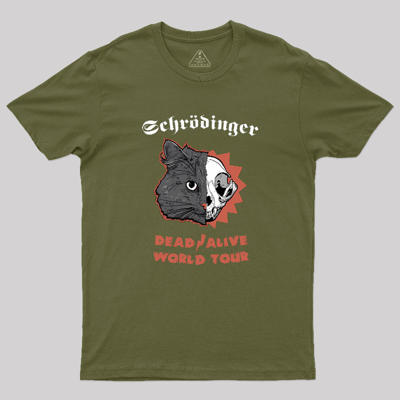 Schrodinger: Dead / Alive World Tour Geek T-Shirt