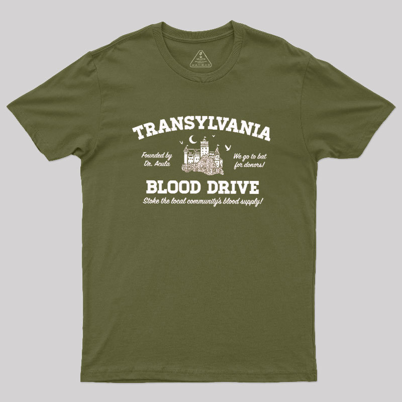 Transylvania Blood Drive Geek T-Shirt