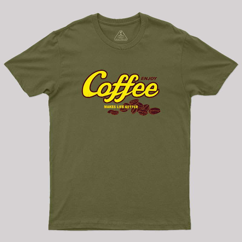 Enjoy Coffee Geek T-Shirt
