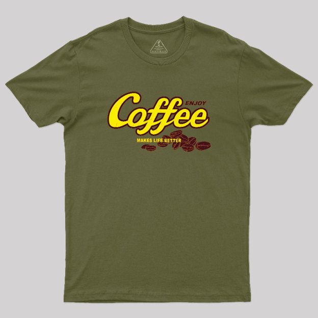 Enjoy Coffee Geek T-Shirt