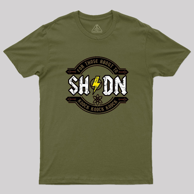 For Those About to Knock Geek T-Shirt