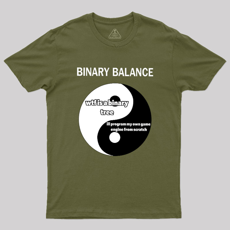 Binary Balance Geek T-Shirt