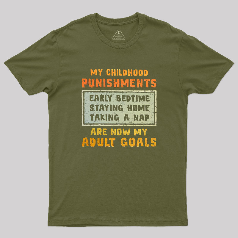 Adult Goals Geek T-Shirt