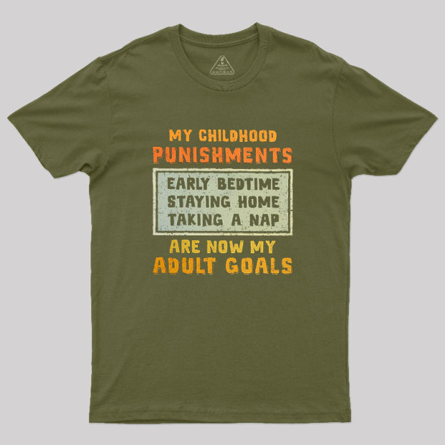 Adult Goals Geek T-Shirt