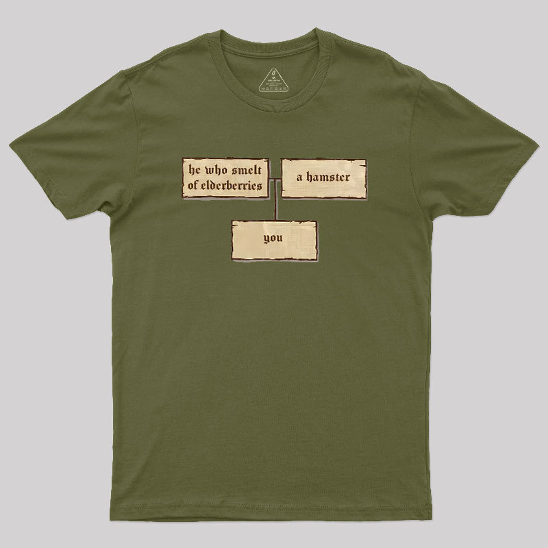 He Who Smelt of Elderberries Geek T-Shirt