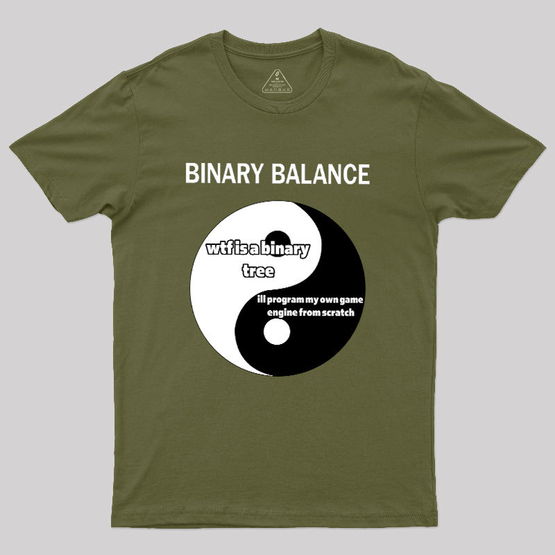 Binary Balance Geek T-Shirt