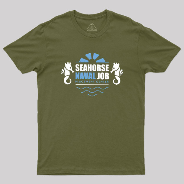Seahorse Naval Job Crest Geek T-Shirt