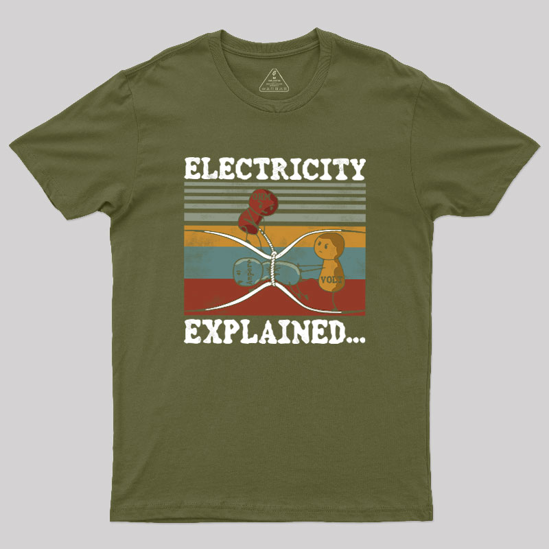 ELECTRICITY EXPLAINED Geek T-Shirt