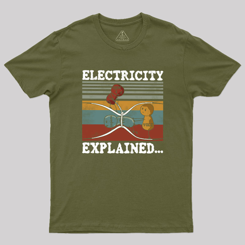 ELECTRICITY EXPLAINED Geek T-Shirt