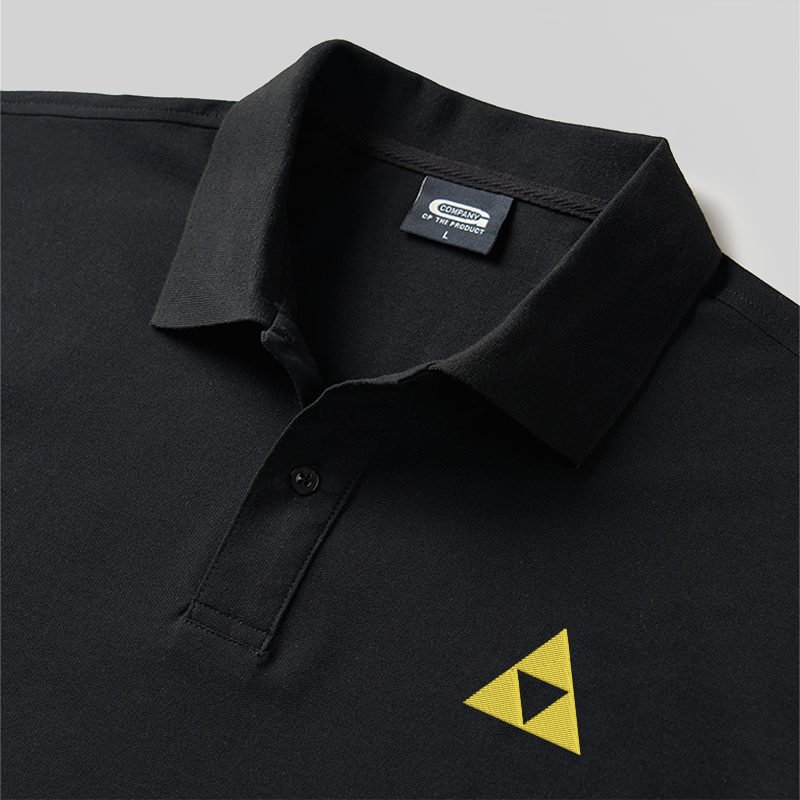 Zelda Geek Embroidered Polo Shirt