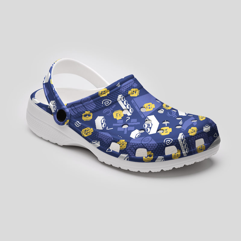 Building Blocks Geek Rubber Clogs