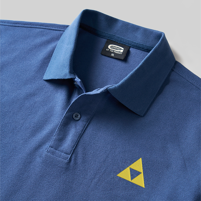 Zelda Geek Embroidered Polo Shirt