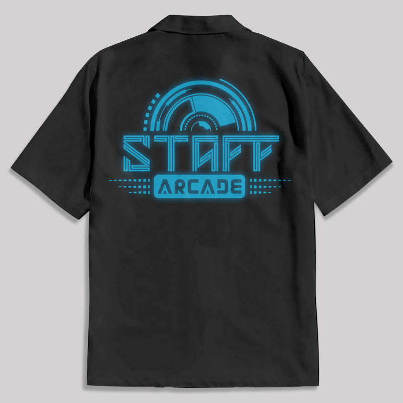 Geeksoutfit Flynn's Arcade Uniform Button Up Pocket Shirt for Sale