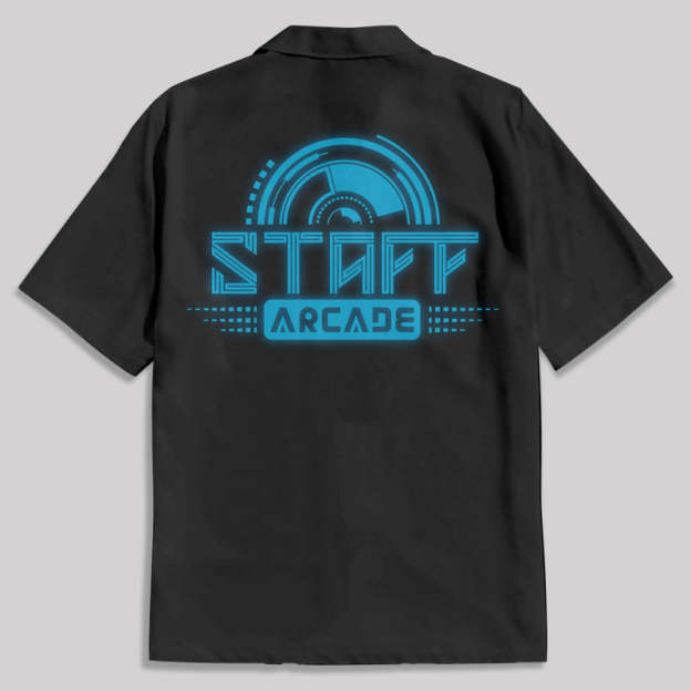 Flynn's Arcade Uniform Button Up Pocket Shirt