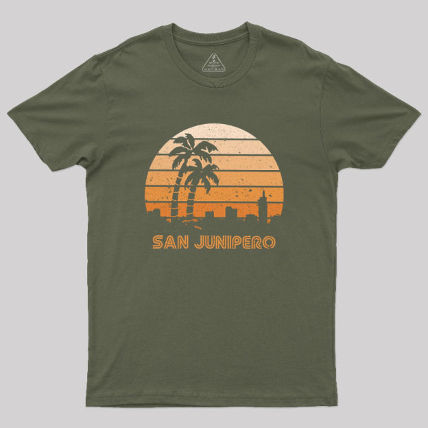 Retro Junipero Geek T-Shirt