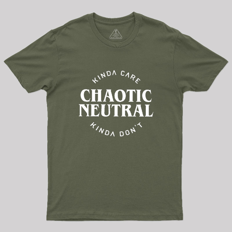 Chaotic Neutral Geek T-Shirt