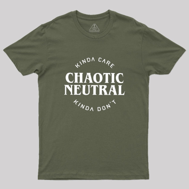 Chaotic Neutral Geek T-Shirt