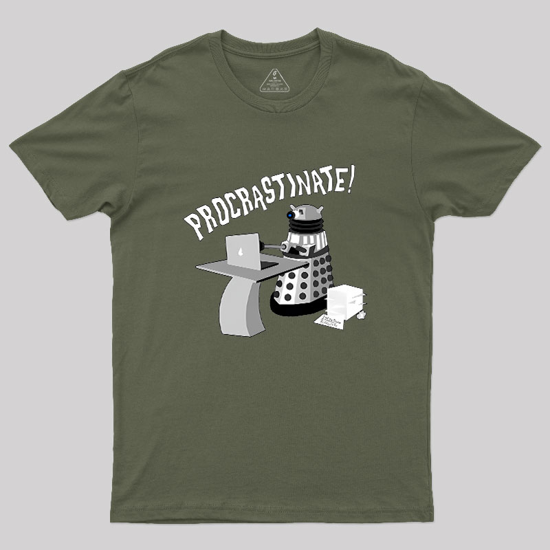 Procrastinate Geek T-Shirt
