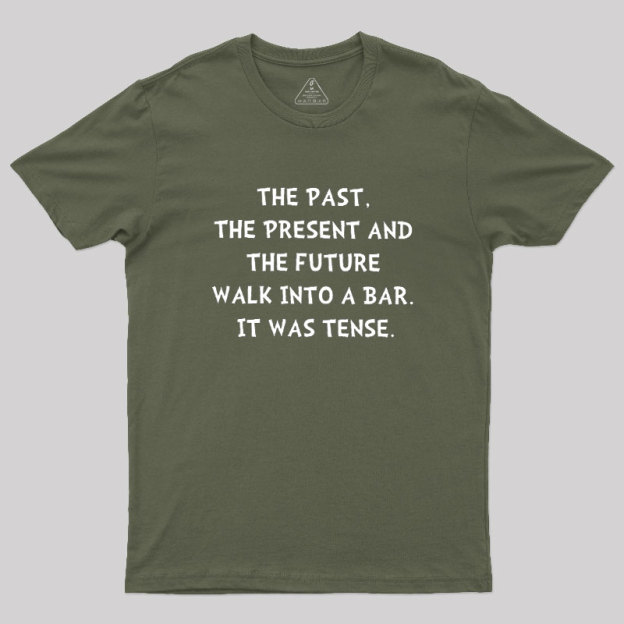 Tense Walk Into Bar Geek T-Shirt