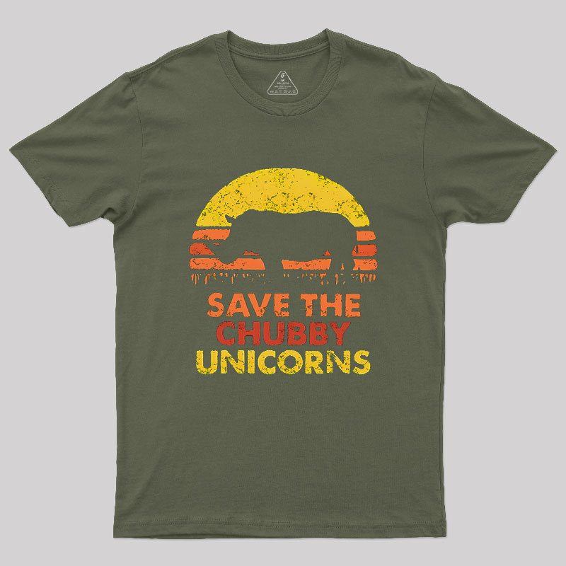 Save The Chubby Unicorns Geek T-Shirt