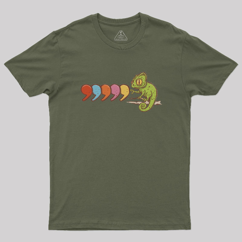 Comma Chameleon Geek T-Shirt