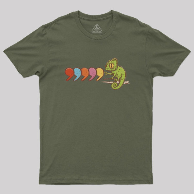 Comma Chameleon Geek T-Shirt