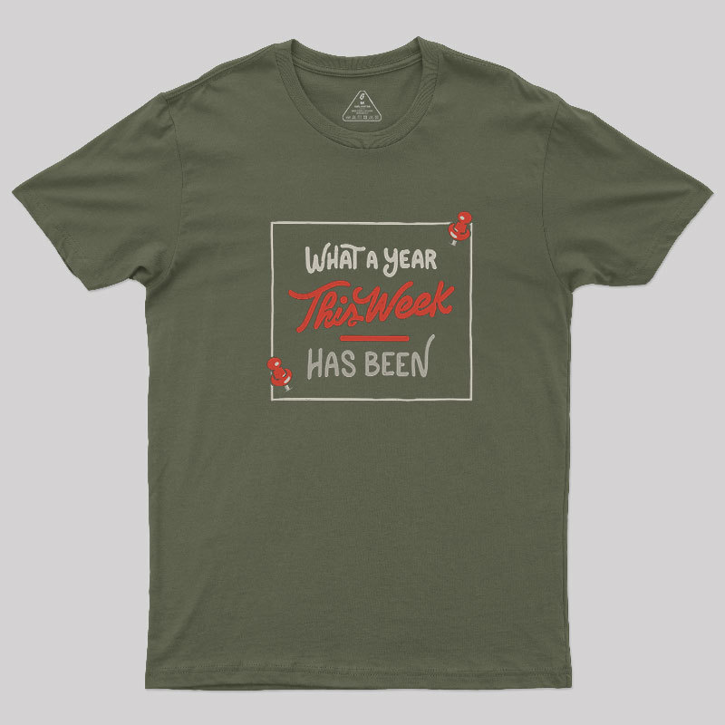 What A Year This Week Has Been Geek T-Shirt