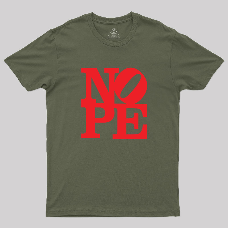 Nope Statue Geek T-Shirt
