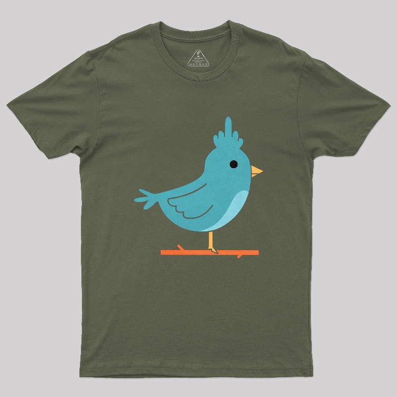 Flip The Bird Geek T-Shirt
