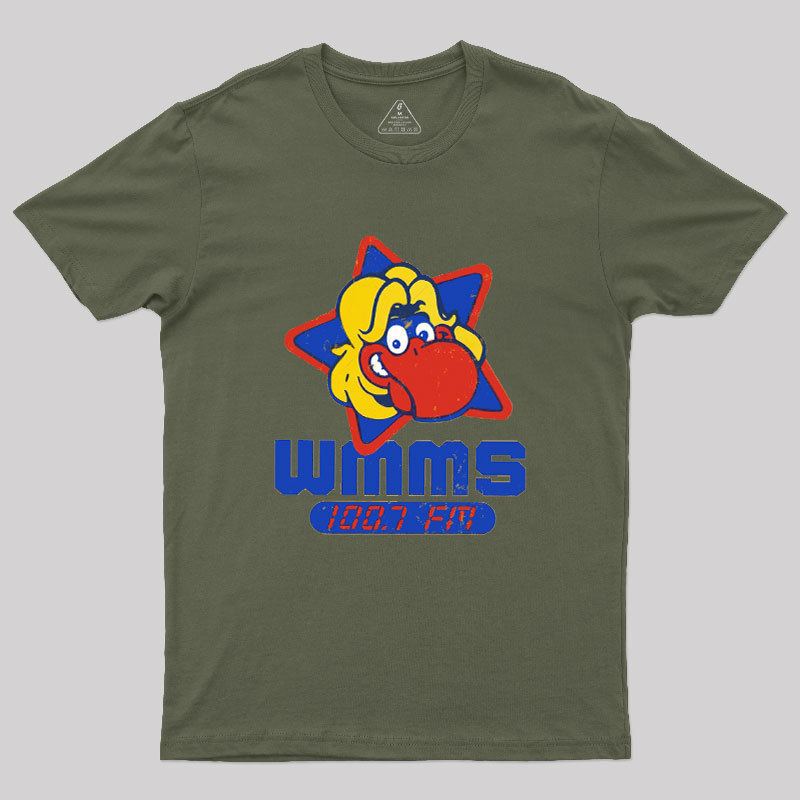 WMMS Cleveland 80s Rock Radio Station Geek T-Shirt