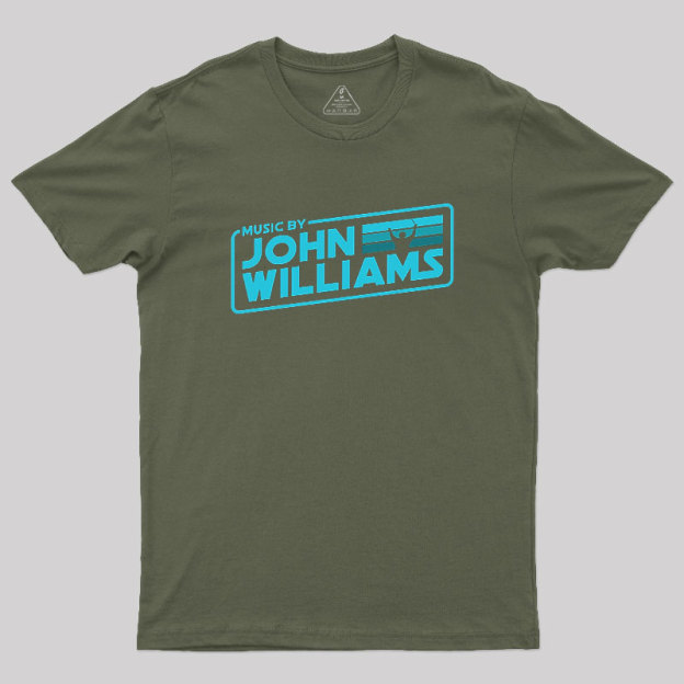 Music by John Williams Blue Shadow Geek T-Shirt