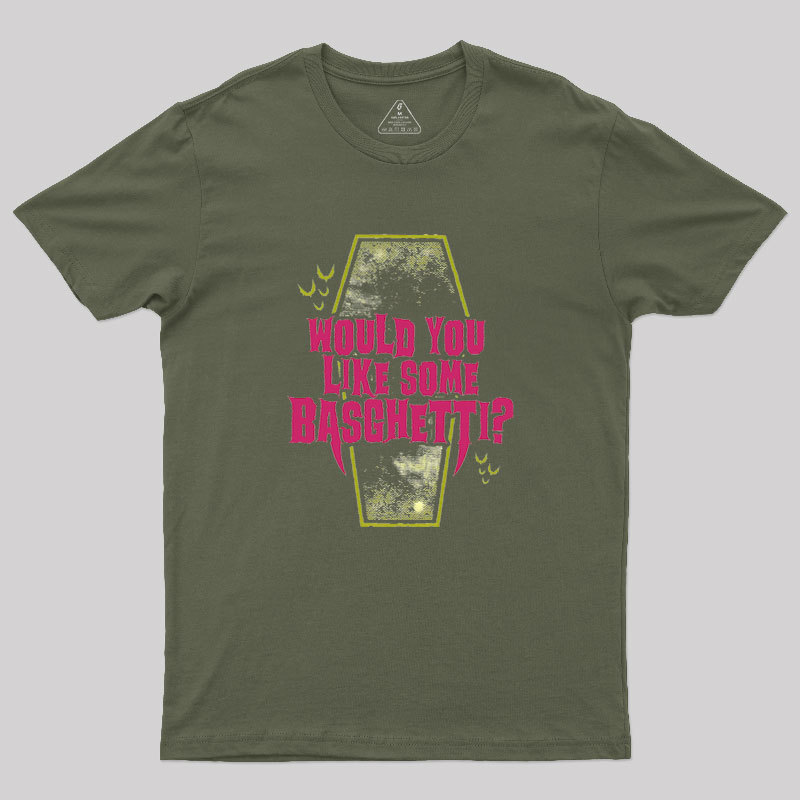 Basghetti - Funny Goth Vampire Geek T-Shirt