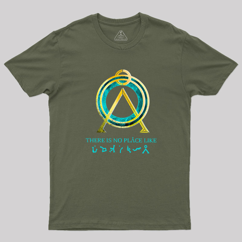 There Is No Place Like Home Vintage Stargate Geek T-Shirt