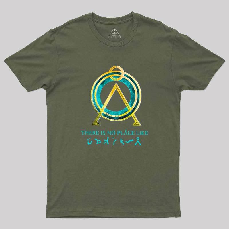 There Is No Place Like Home Vintage Stargate Geek T-Shirt