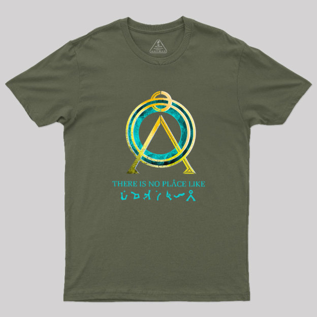 There Is No Place Like Home Vintage Stargate Geek T-Shirt
