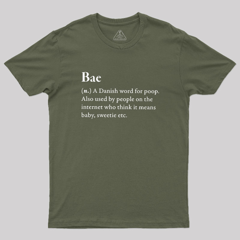 Bac Funny Glossary Geek T-Shirt