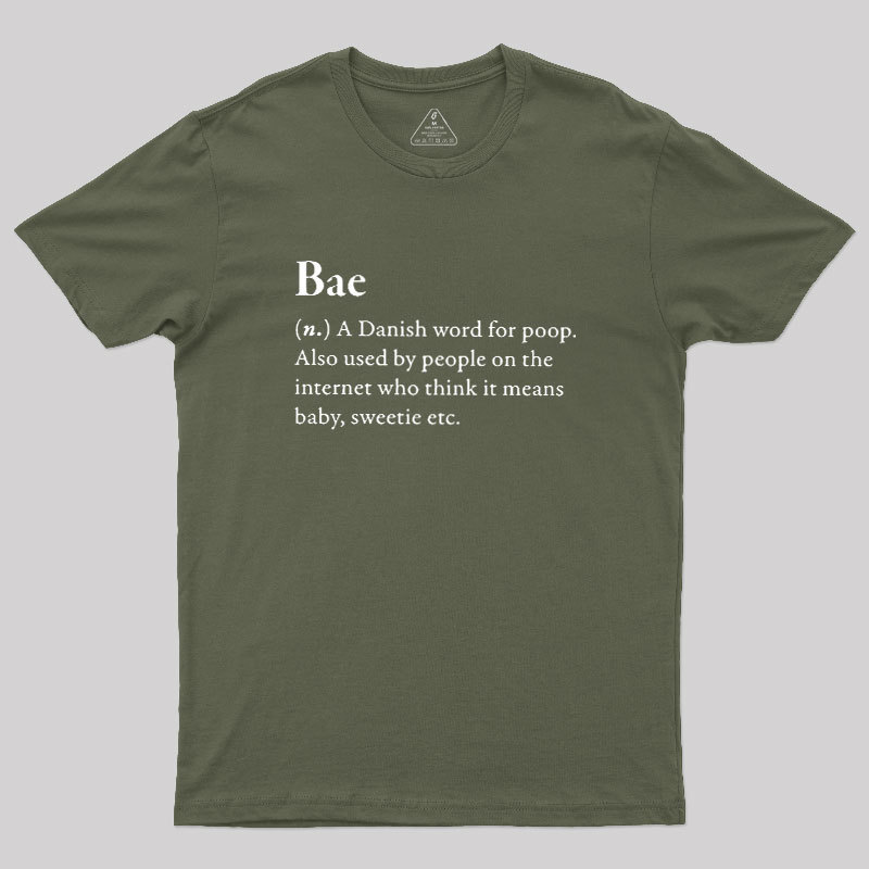 Bac Funny Glossary Geek T-Shirt