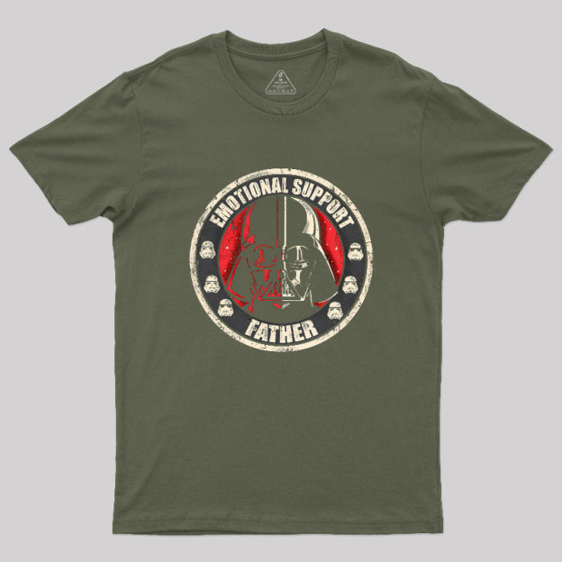 Emotional Support Father Geek T-Shirt