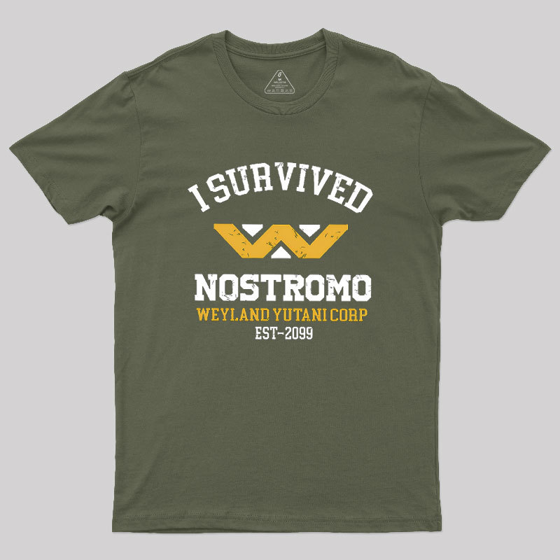 I Survived Nostromo Geek T-Shirt