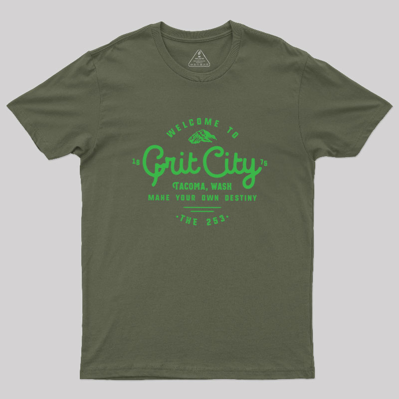 Grit City Tacoma Washington Geek T-Shirt