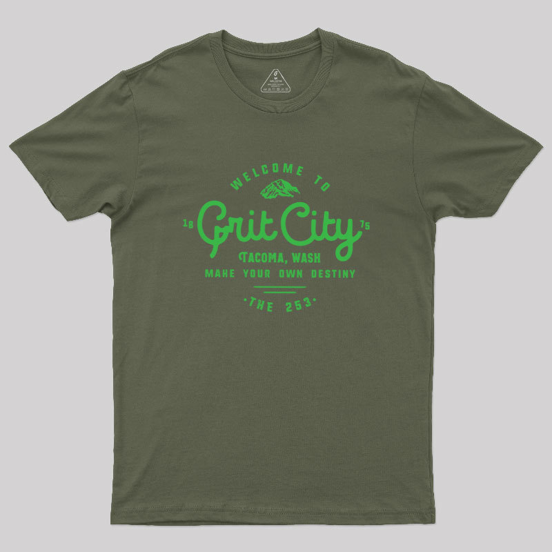 Grit City Tacoma Washington Geek T-Shirt