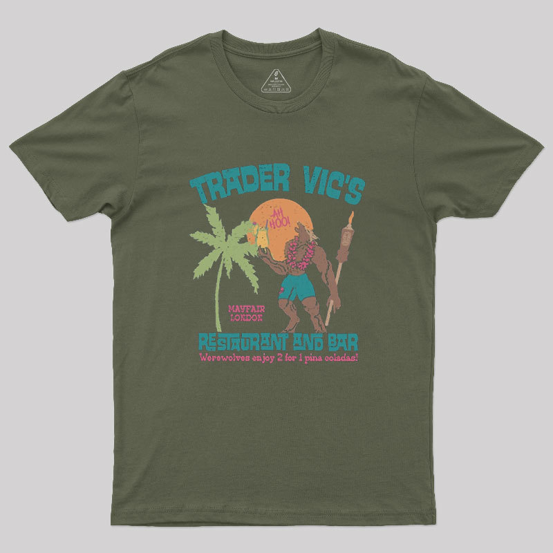 Trader Vics Werewolves Of London Geek T-Shirt