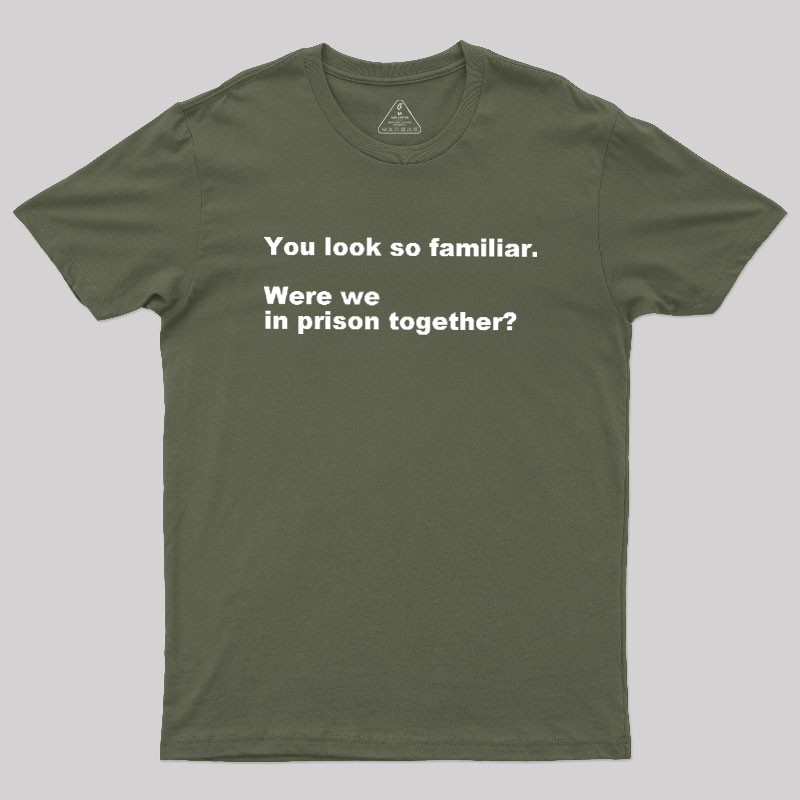 Were We in Prison Together Geek T-Shirt