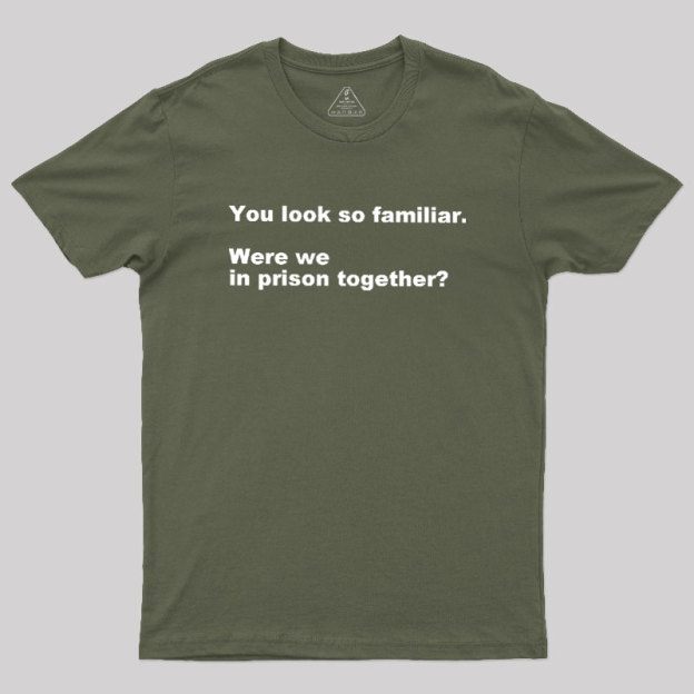 Were We in Prison Together Geek T-Shirt