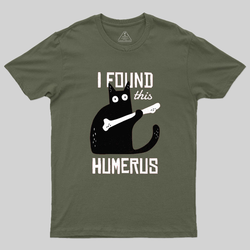 Cat With A Bone Geek T-Shirt