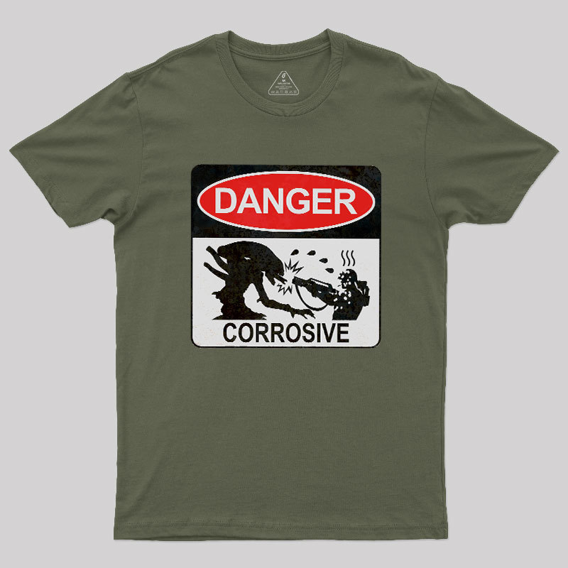 Danger Corrosive Geek T-Shirt