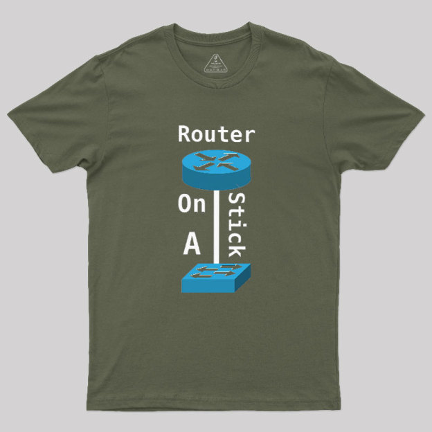 Router On A Stick Geek T-Shirt
