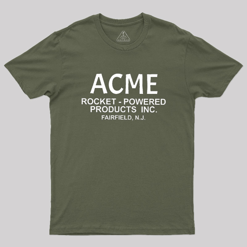 Acme Rocket Powered Geek T-Shirt