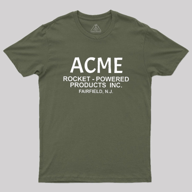 Acme Rocket Powered Geek T-Shirt