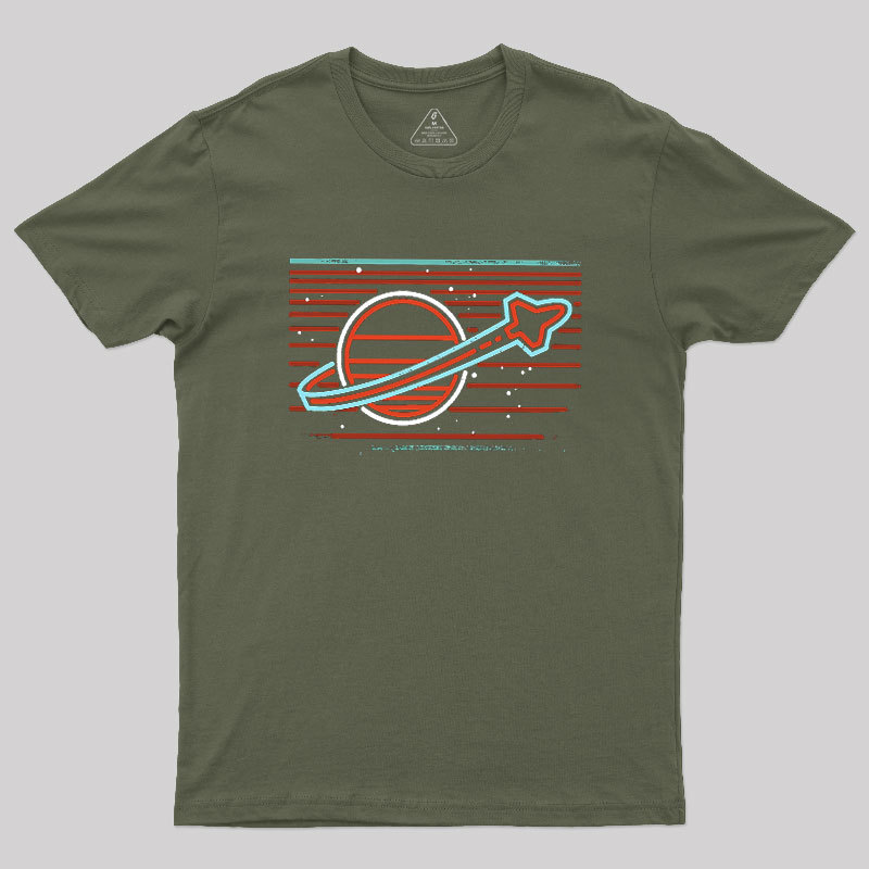 Retro Space Launch Geek T-Shirt